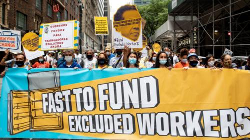 Fast to Fund Excluded Workers March