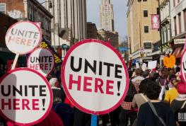 Unite Here Protest