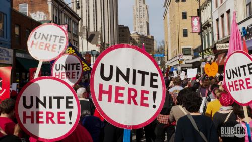 Unite Here Protest