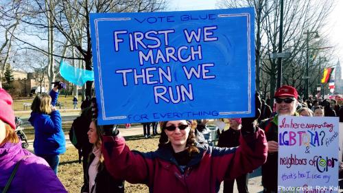 First We March, Then We Run